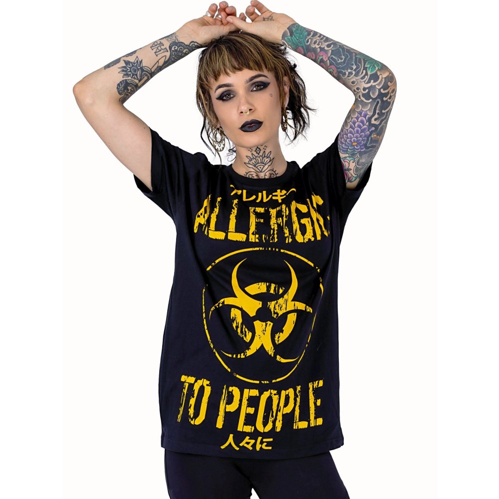 Heartless - ALLERGIC Unisex Tshirt - Black
